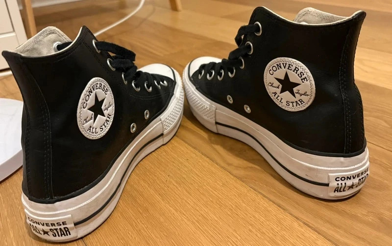 Converse Chuck Taylor All Star Lift Cuir Noir T37 (561675C) – Converse – taille 37 2