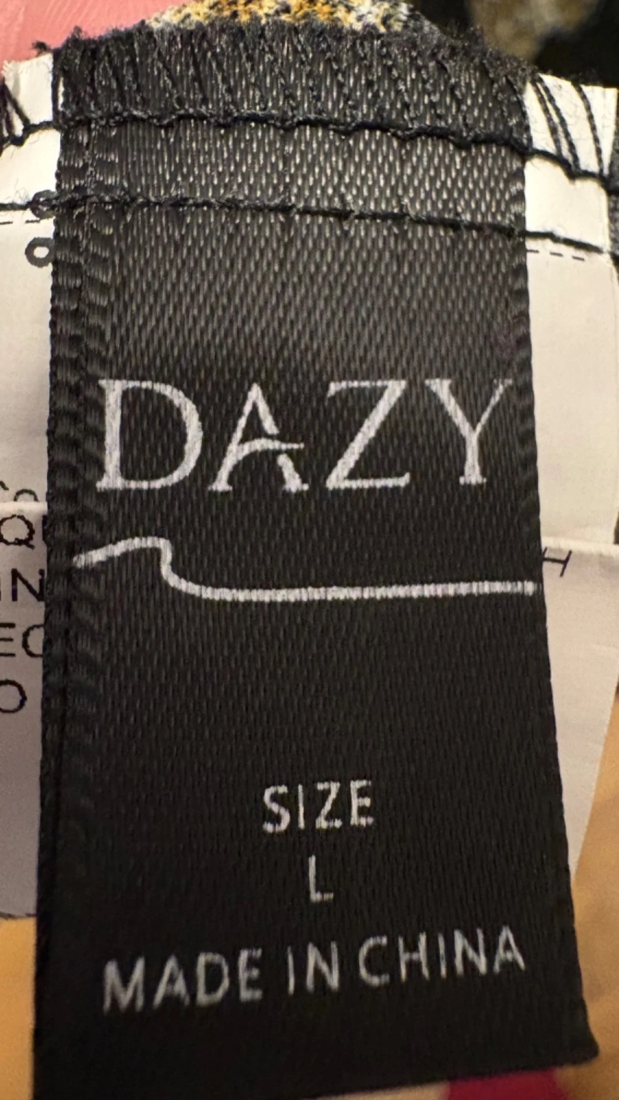 Chemise manche longue – Dazy – taille L / 40 / 12 2
