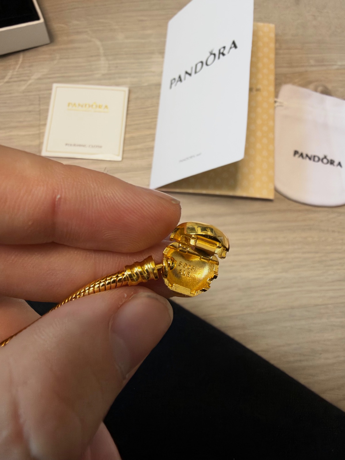 bracelet pandora moments cœur doré – pandora 3