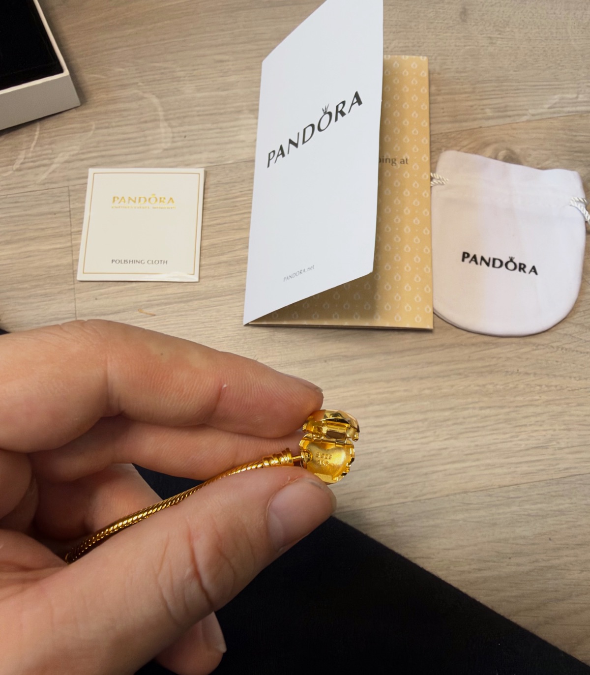bracelet pandora moments cœur doré – pandora 5