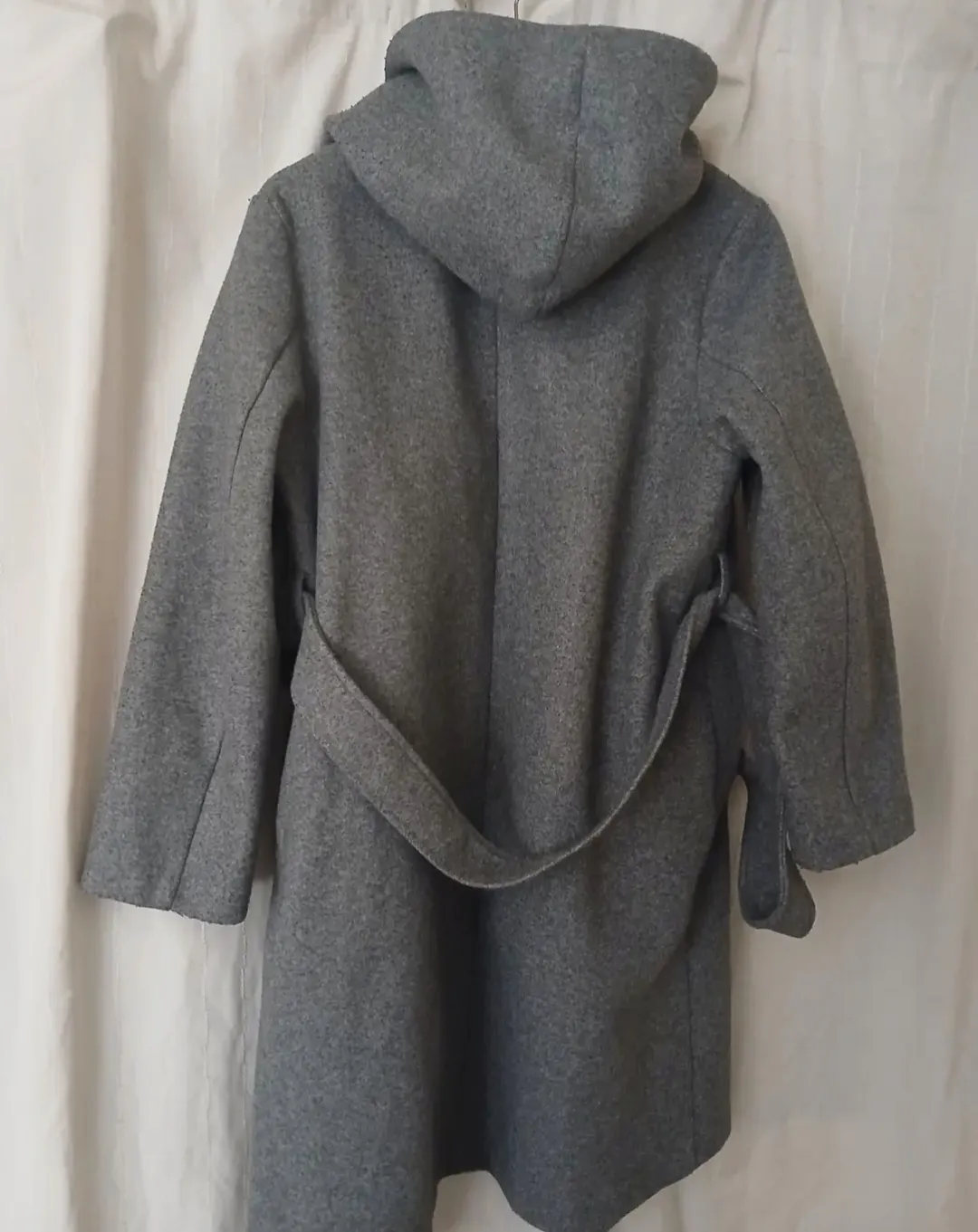 Manteau long à capuche Zara gris – Zara – taille M 2