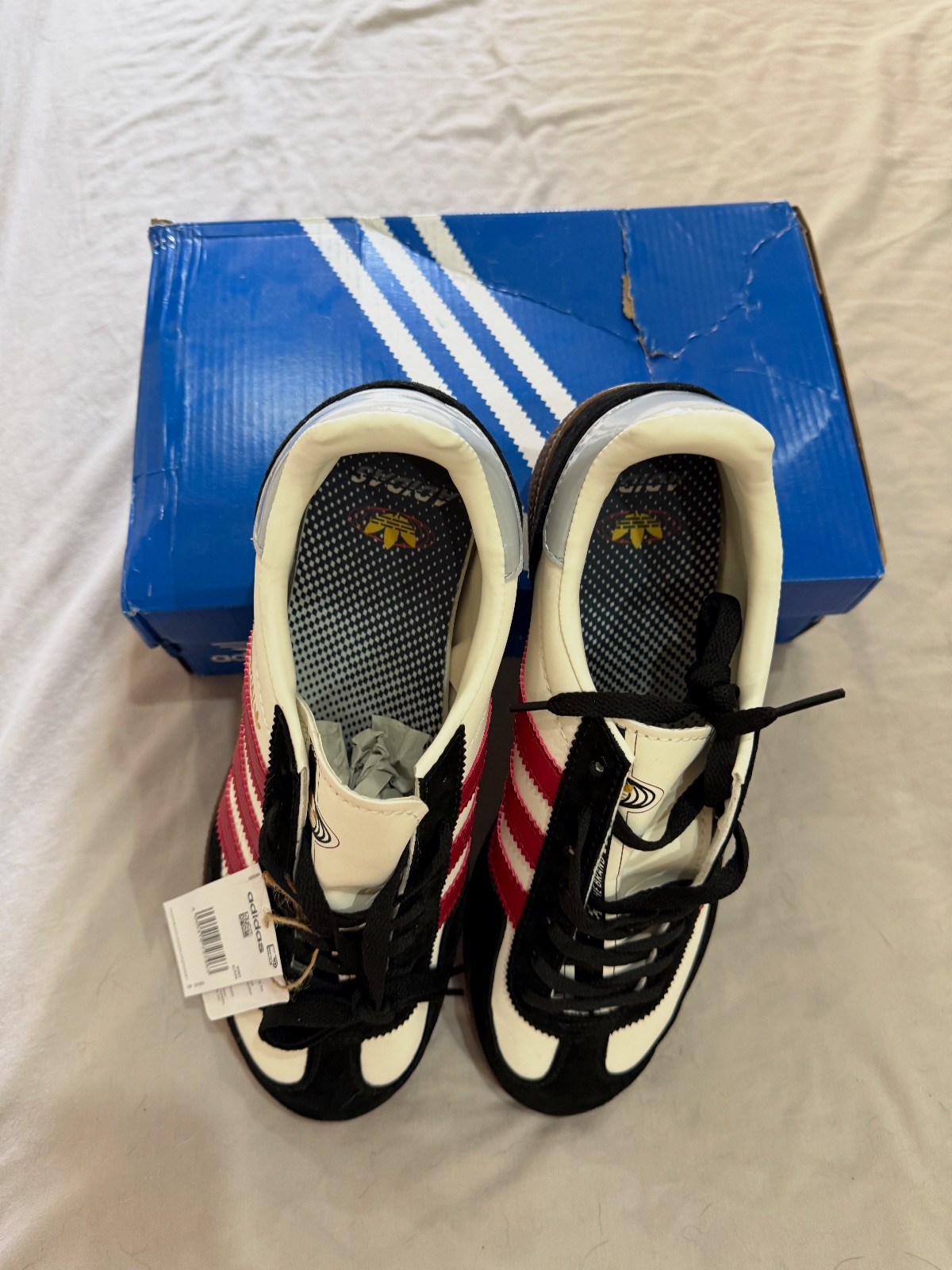 Zapatillas Adidas Spezial Blancas y Rojas – Adidas – taille EU 45 4