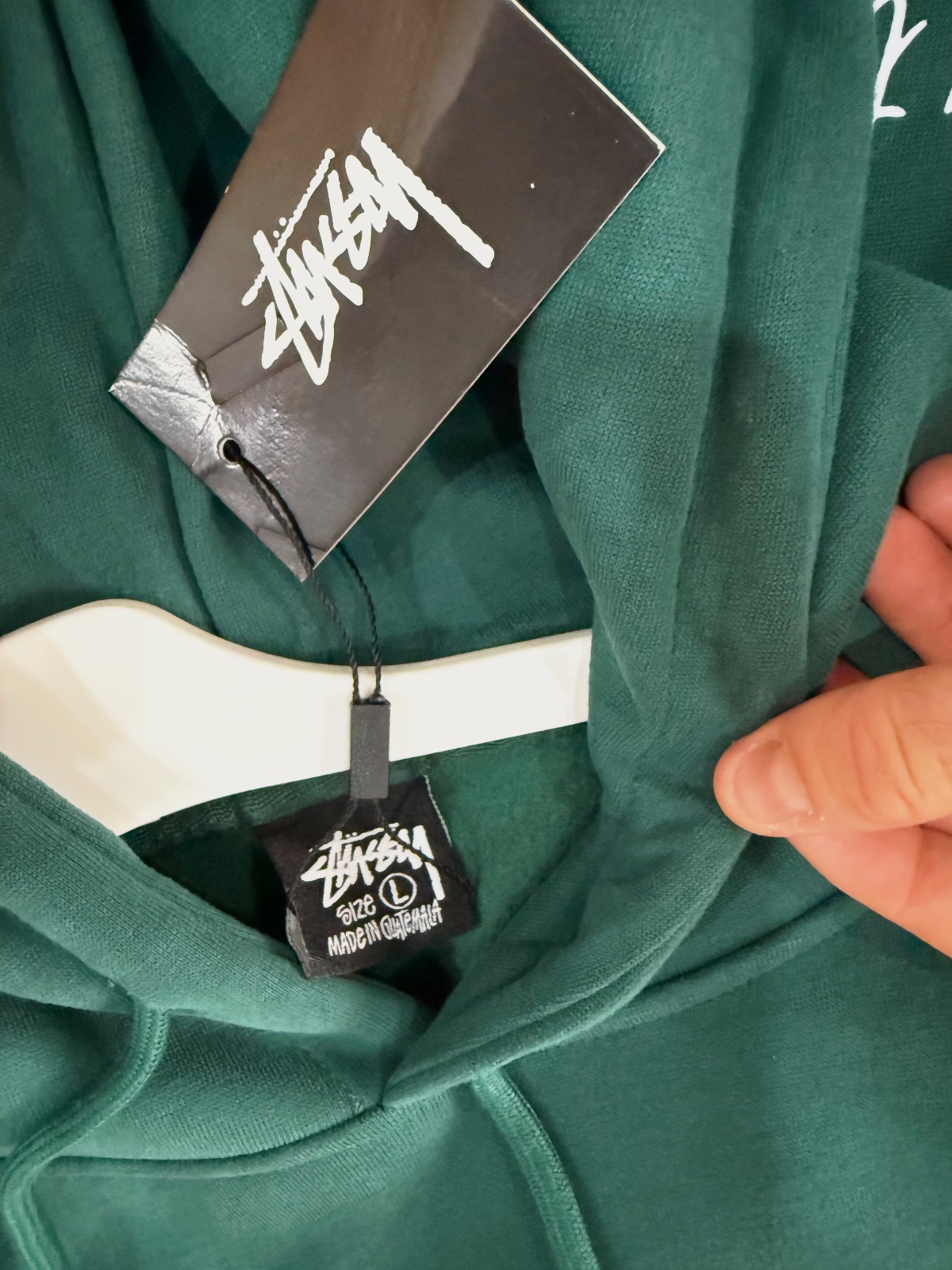 Sudadera con capucha Stüssy x Nike verde – Stüssy – taille L 3