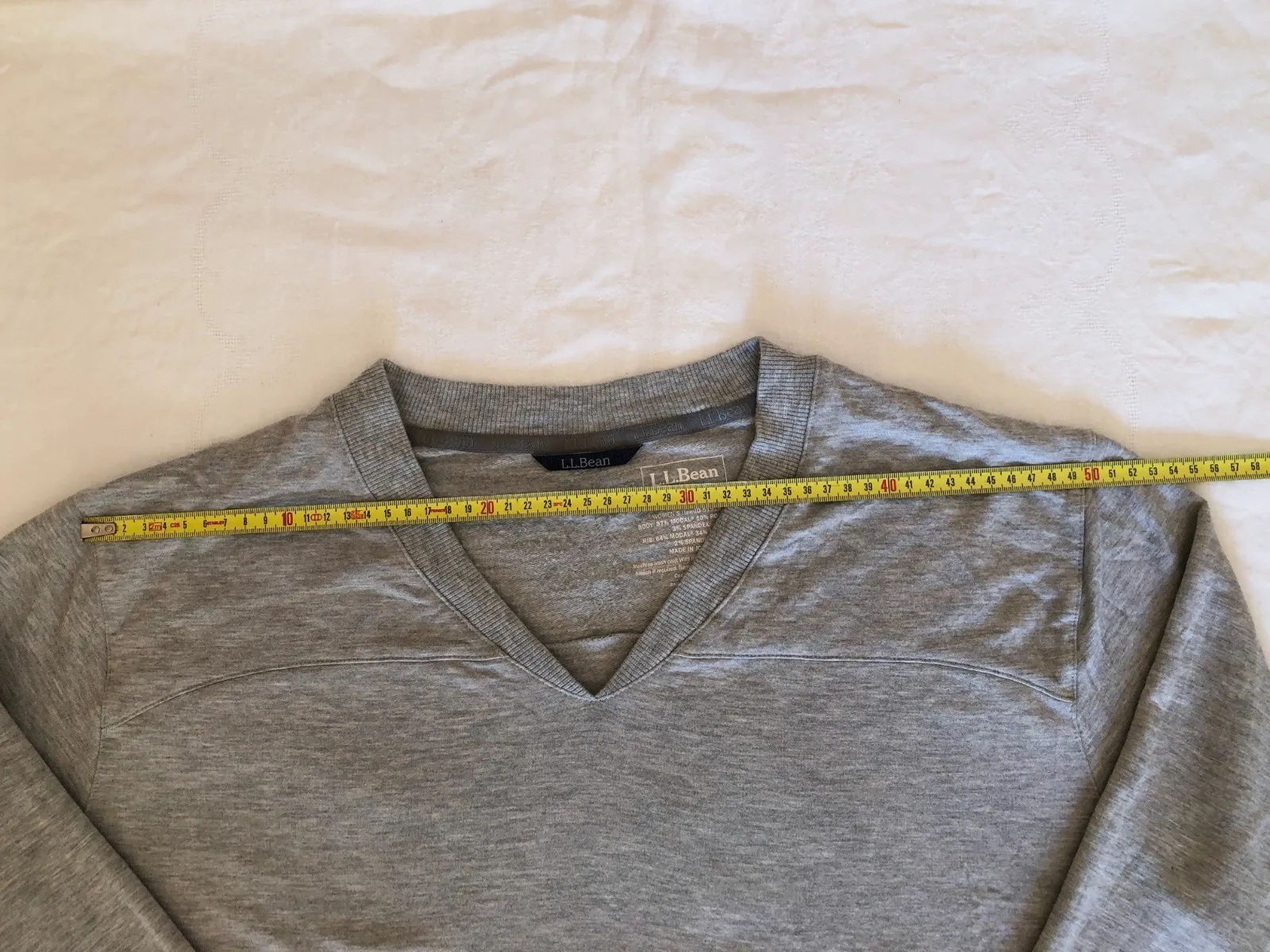 Pull L.L.BEAN taille XL Gris Homme – LLBEAN – taille XL 8