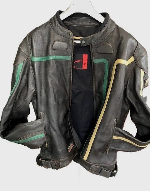 Blouson de moto Vintage MTO ROADSTER en cuir taille 58 (XL) – MTO Roadster – taille XL 3