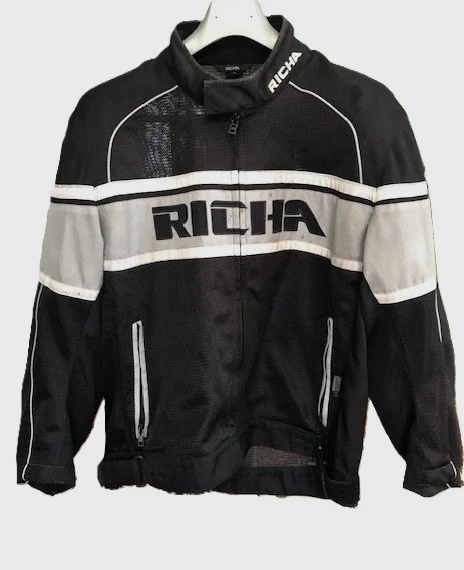 Veste de moto RICHA taille XL Noire et grise Homme