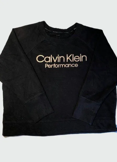Sweat CALVIN KLEIN Performance taille S Noir Femme – Calvin Klein – taille S 2