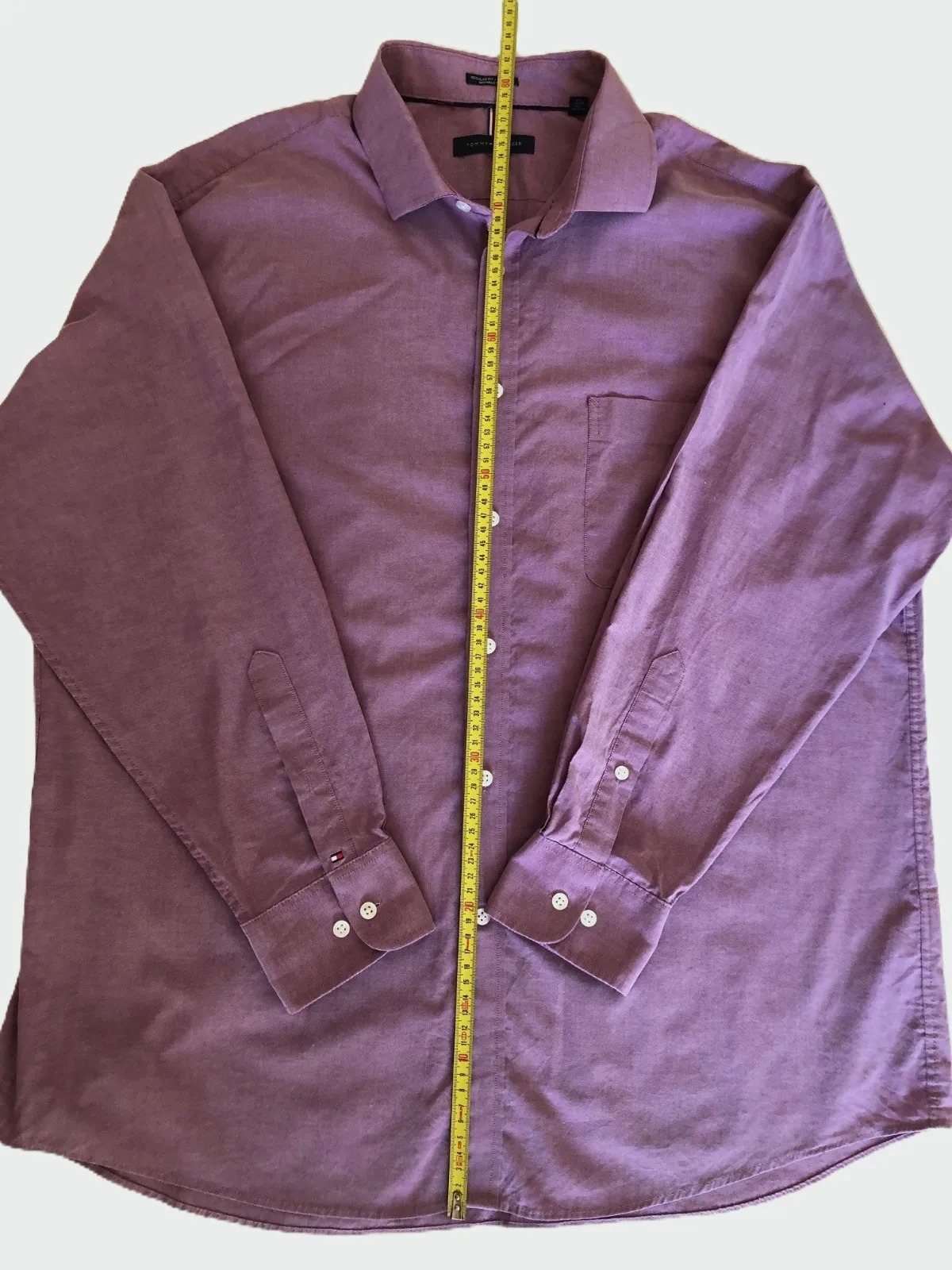 Chemise manches longues TOMMY HILFIGER taille L Lila Homme – Tommy Hilfiger – taille L 8