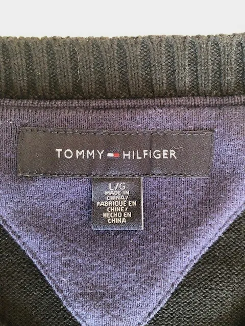 Pull TOMMY HILFIGER taille L Bleu Homme – Tommy Hilfiger – taille L 6