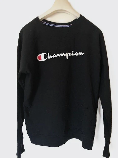 Sweat CHAMPION taille L Noir Homme