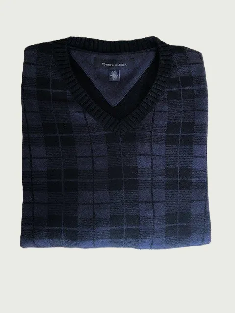 Pull TOMMY HILFIGER taille L Bleu Homme – Tommy Hilfiger – taille L 5