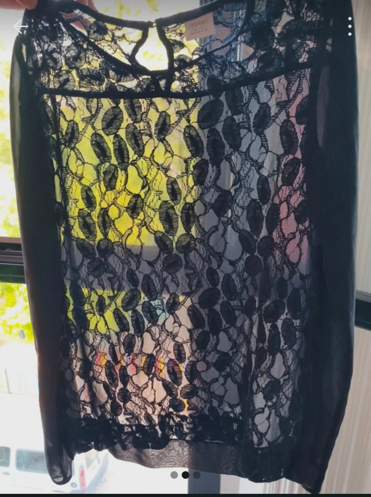 Blusa Esprit de gasa y encaje – Esprit – taille M 2