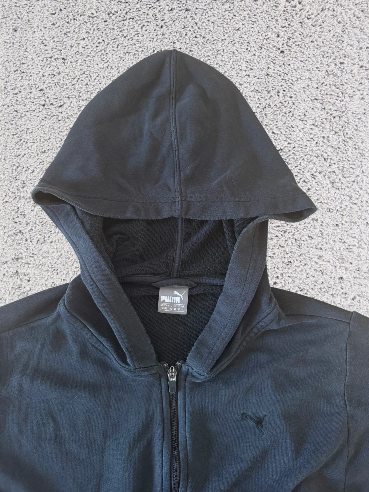 Vintage PUMA Black Full Zip Hoodie XL / Retro Sportswear – Puma – taille XL 4