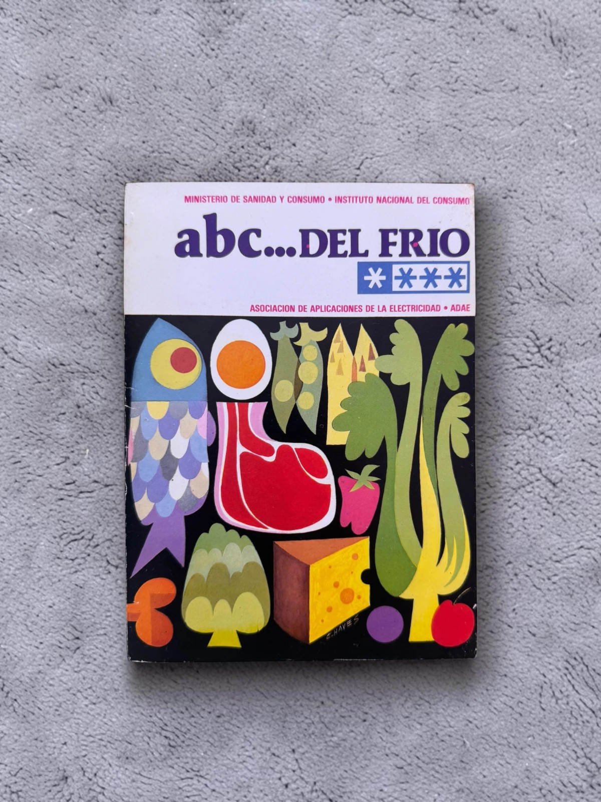 Libro Retro Vintage "ABC del Frío" (Ministerio Sanidad / ADAE) - Ilustrado