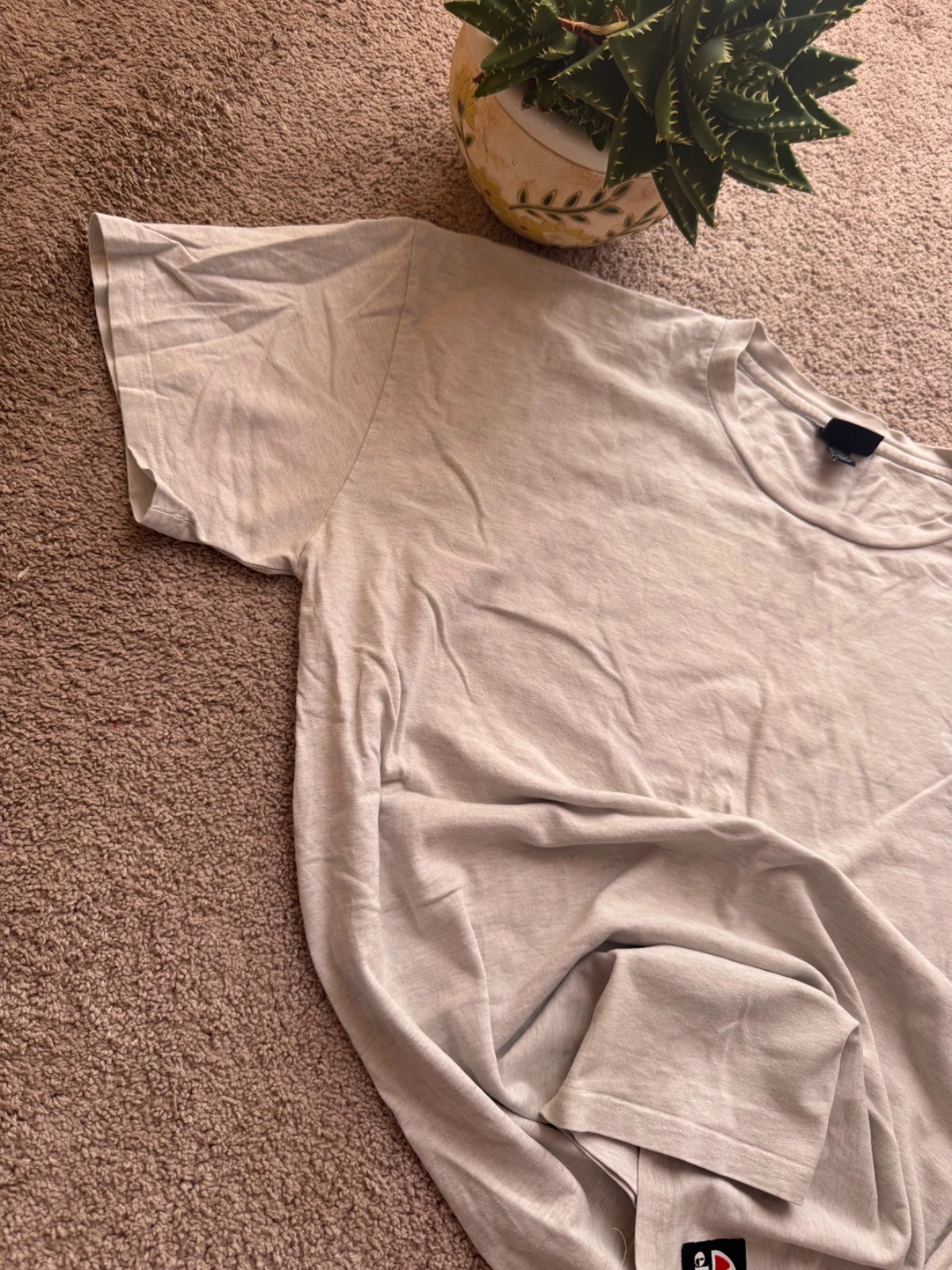 Ellesse Light Grey T-Shirt Vintage Y2K / Oversized Tee - Size L – Ellesse – taille L 2