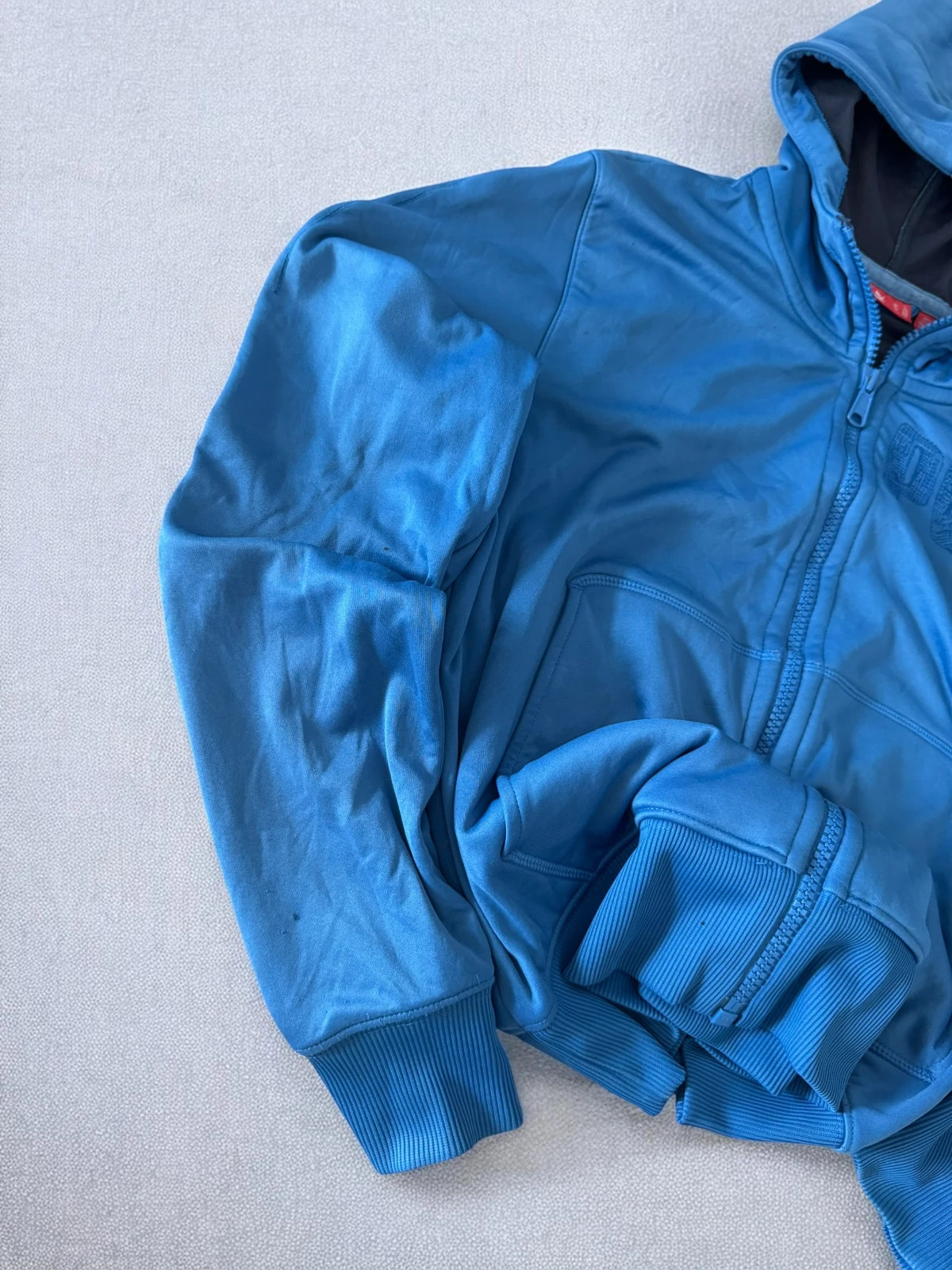 Rare Y2K Blue Puma Full Zip Track Jacket Hoodie Size M – Puma – taille M 2