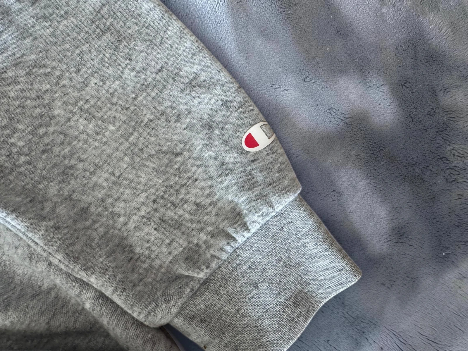 Champion Two Tone Split Logo Hoodie 00s Rare Vintage Style – Champion – taille XXL 4