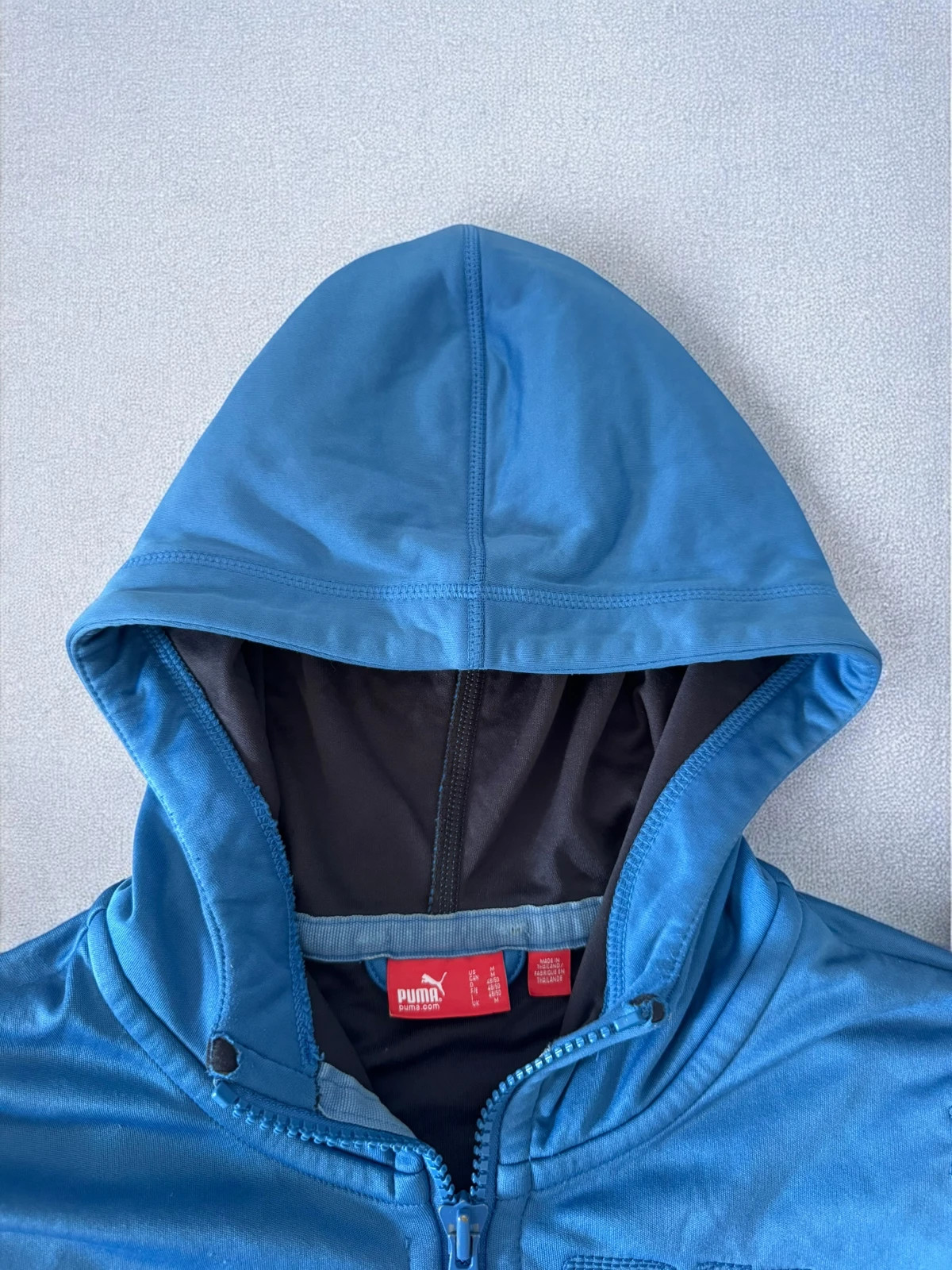 Rare Y2K Blue Puma Full Zip Track Jacket Hoodie Size M – Puma – taille M 4