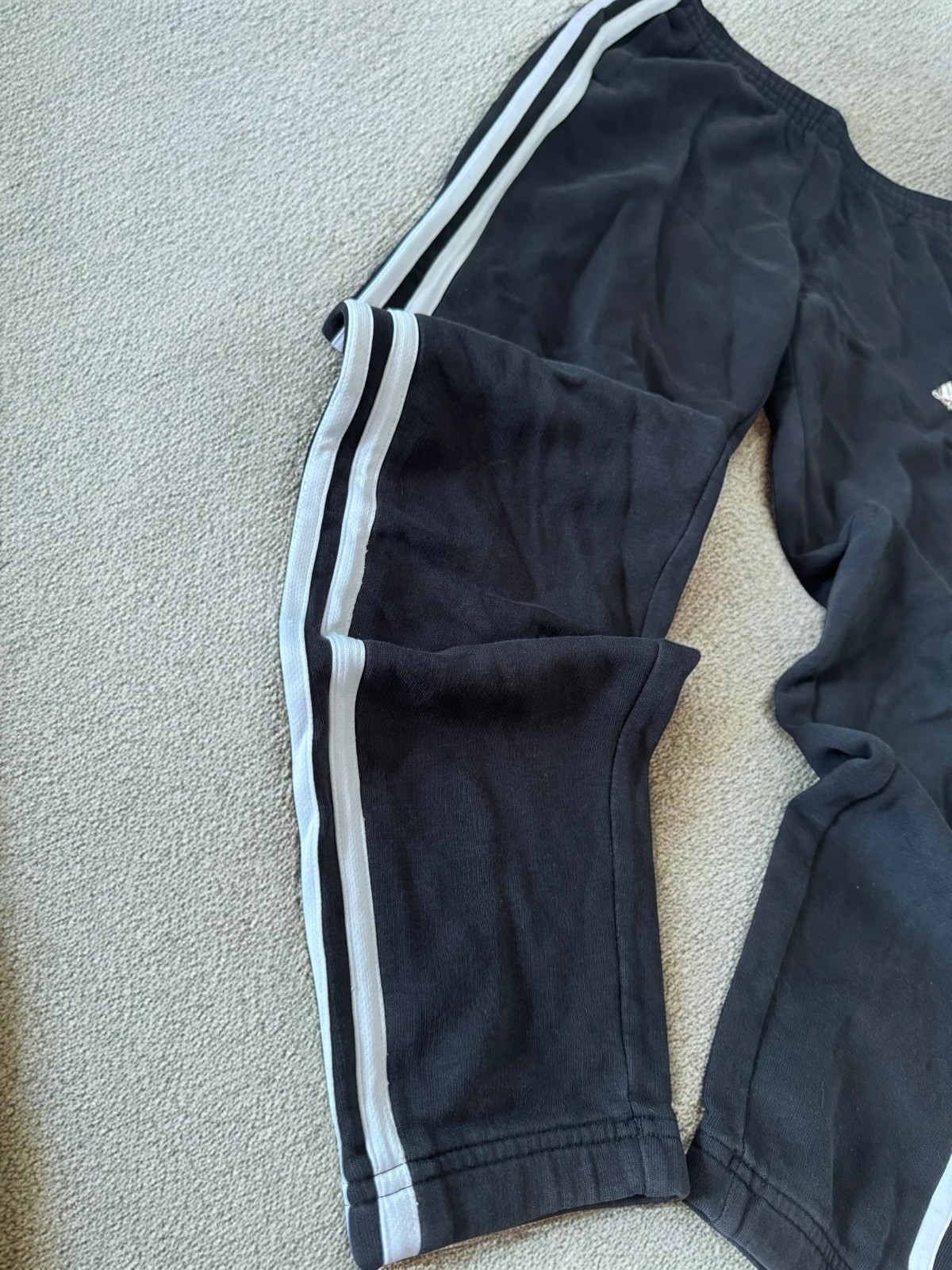 Retro Adidas 3 Stripes Tracksuits Pants Black Old School – adidas – taille S 2