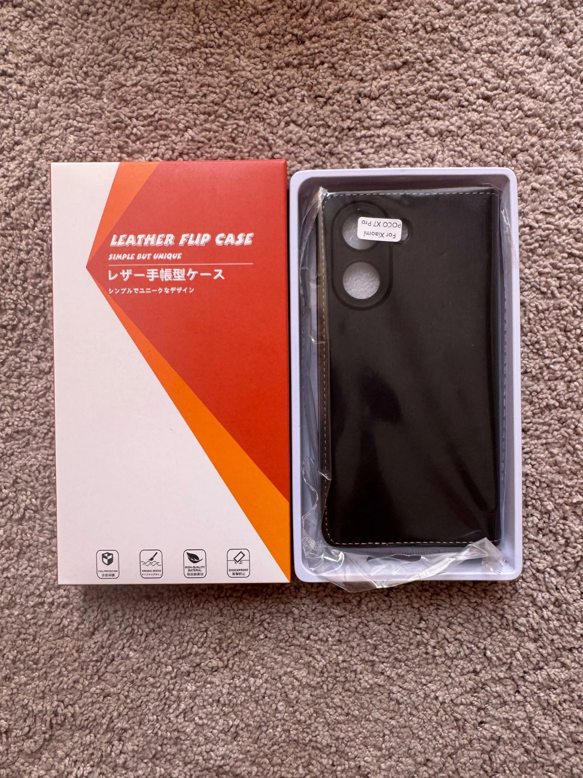 Funda tipo libro (Leather Flip Case) para Xiaomi POCO X7 Pro