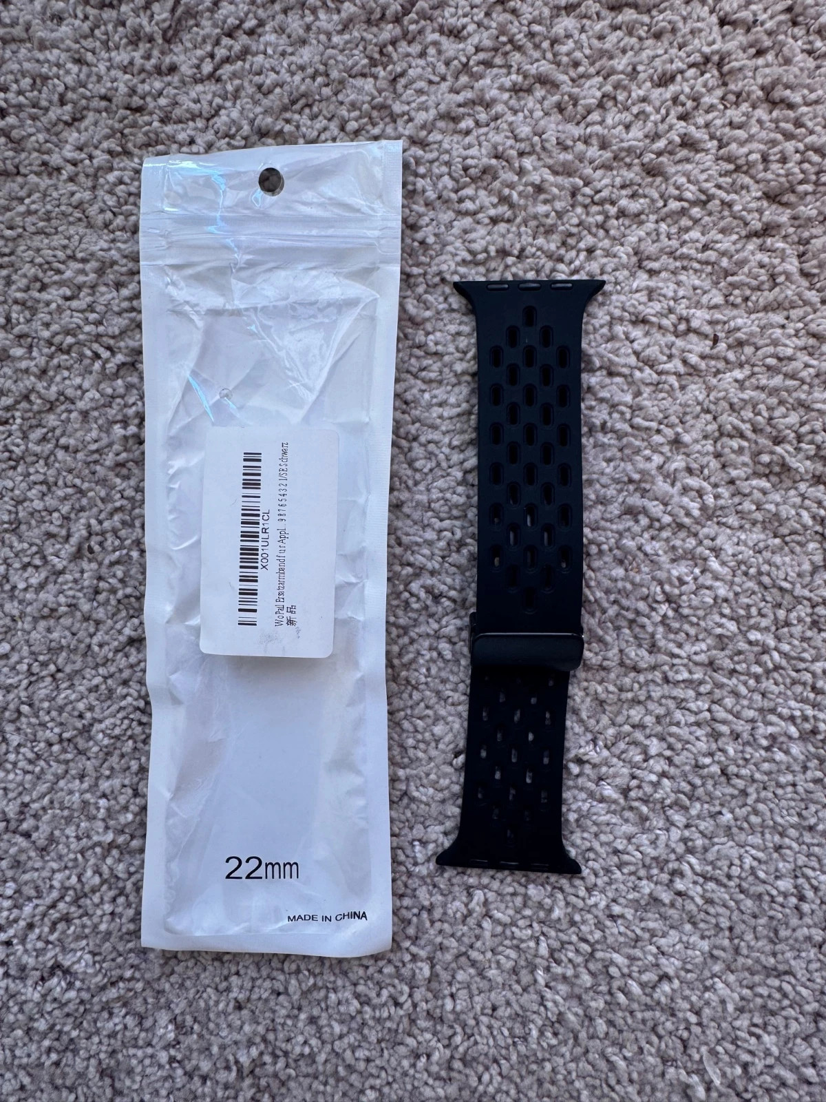 Correa Deportiva Silicona Apple Watch Transpirable 22mm / 42, 44, 45, 49mm - NUEVA