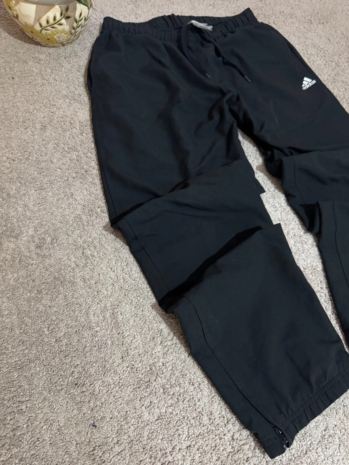 Adidas Climalite Vintage Y2K Black Track Pants - Size M | Y2K Sportswear – adidas – taille M 2