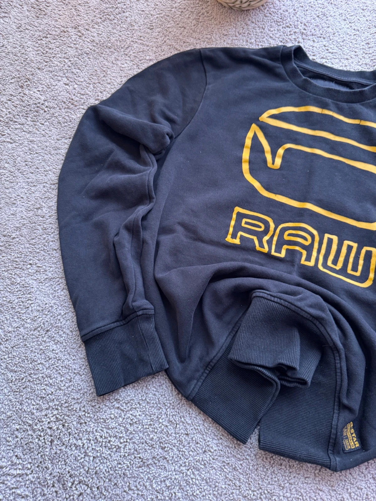G-Star Raw Black Sweatshirt Vintage- Size XS - Y2K Style – G-Star – taille XS 2