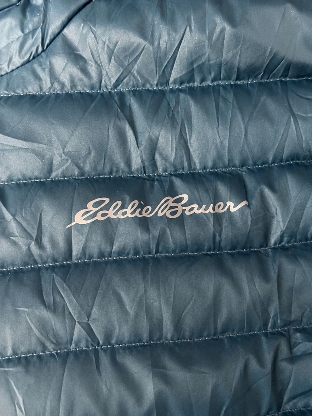 Doudoune longue Eddie Bauer EB650 Femme – Bleu pétrole – Taille L – Eddie Bauer – taille L 4