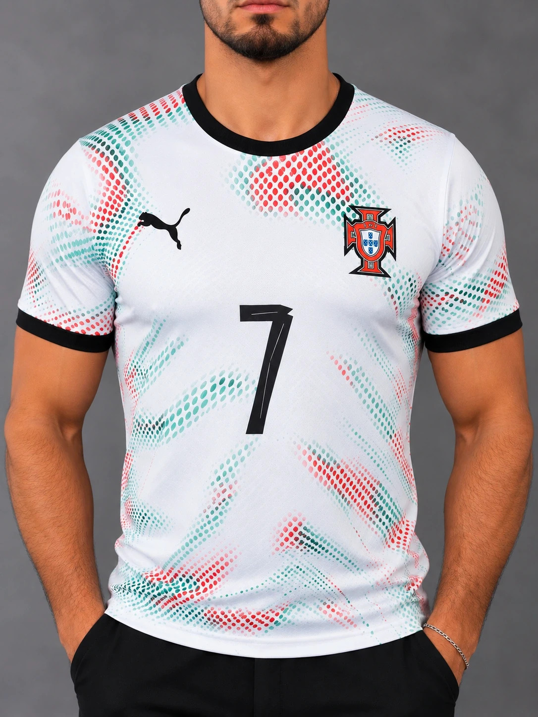 Maillot Portugal Cristiano Ronaldo 7 – Puma – Blanc – Taille XXL
