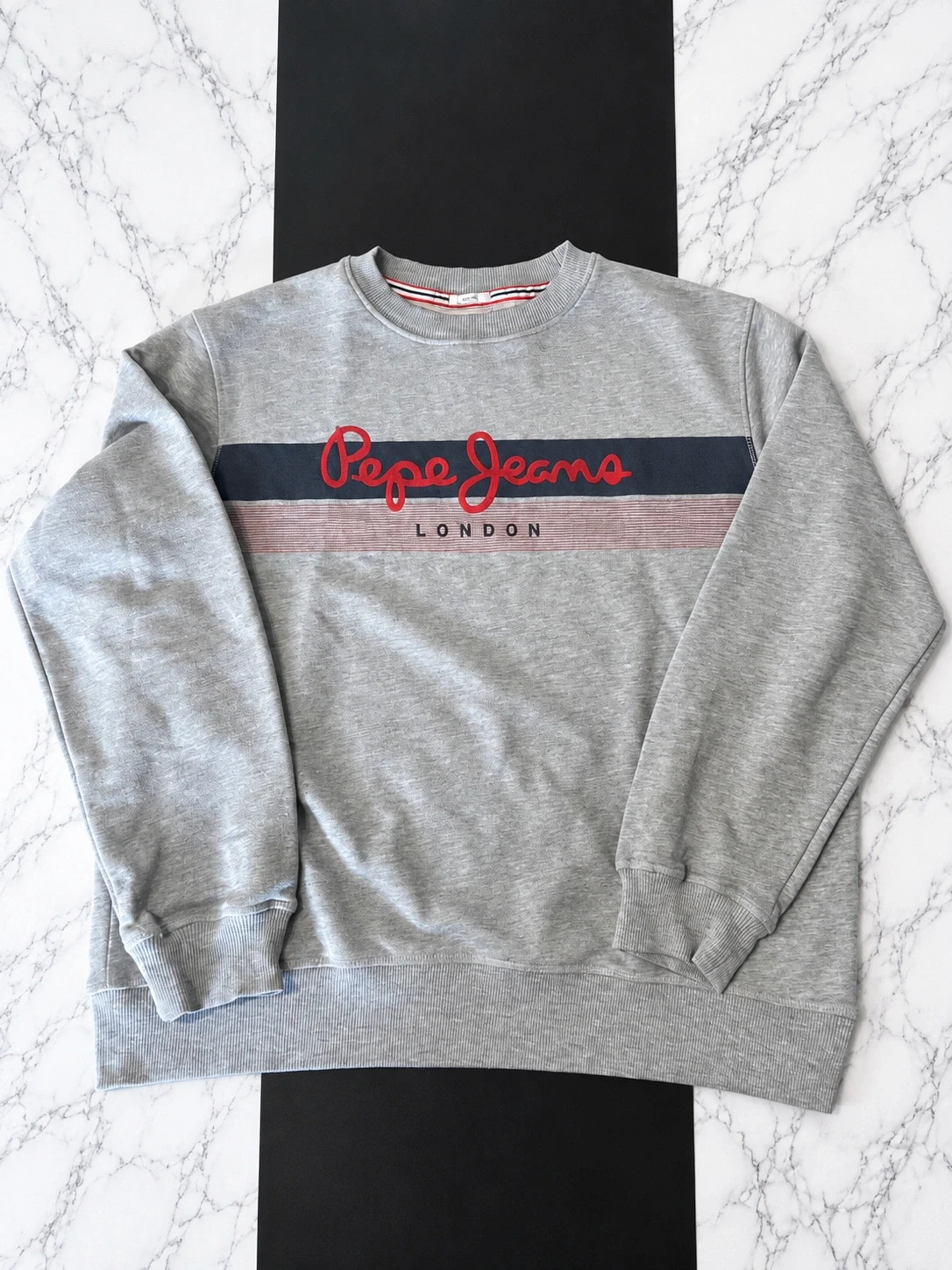 Sweat Pepe Jeans London Homme – Gris – Taille L
