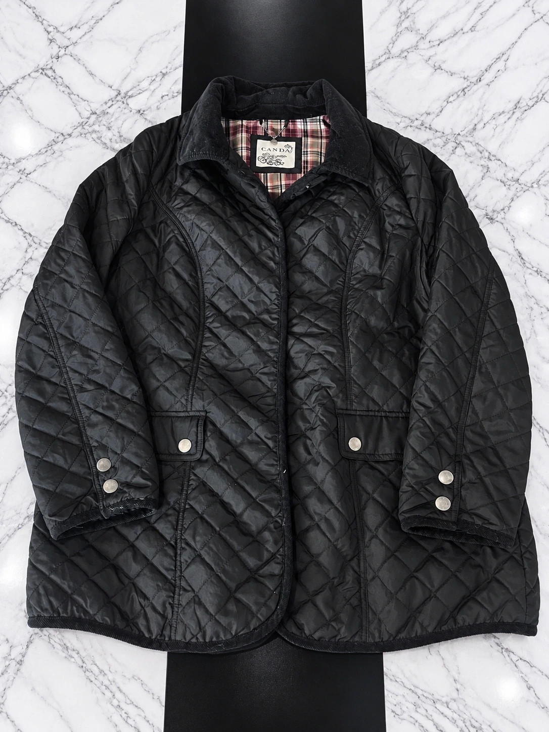 Veste matelassée Canda C&A noire – Taille L