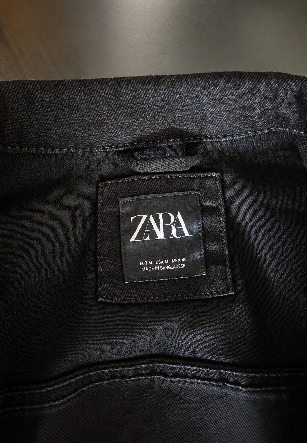 Veste Zara noire – Denim / Jean – Taille M – Unisexe Belle veste Zara – Zara – taille M / 38 / 10 3