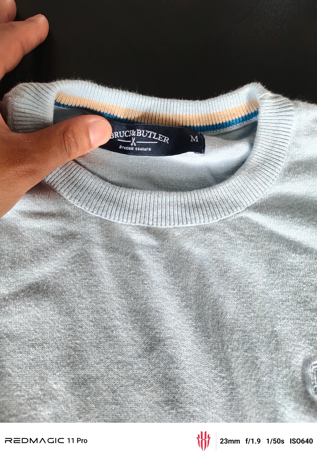 Pull Bruce & Butler Brussels Couture – Bleu ciel – Taille M – Bruce & Butler – taille M 3