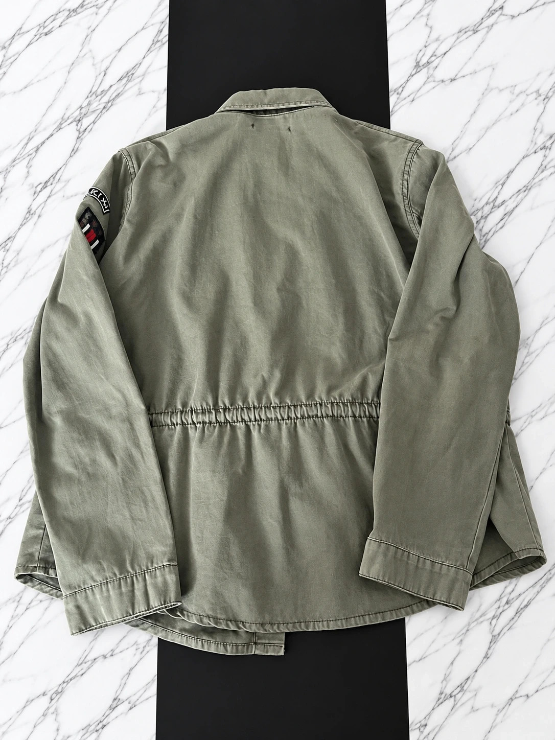 Veste saharienne Jennyfer kaki militaire – Patchs Bronx NYC – Taille L – Jennyfer – taille L / 40 / 12 2