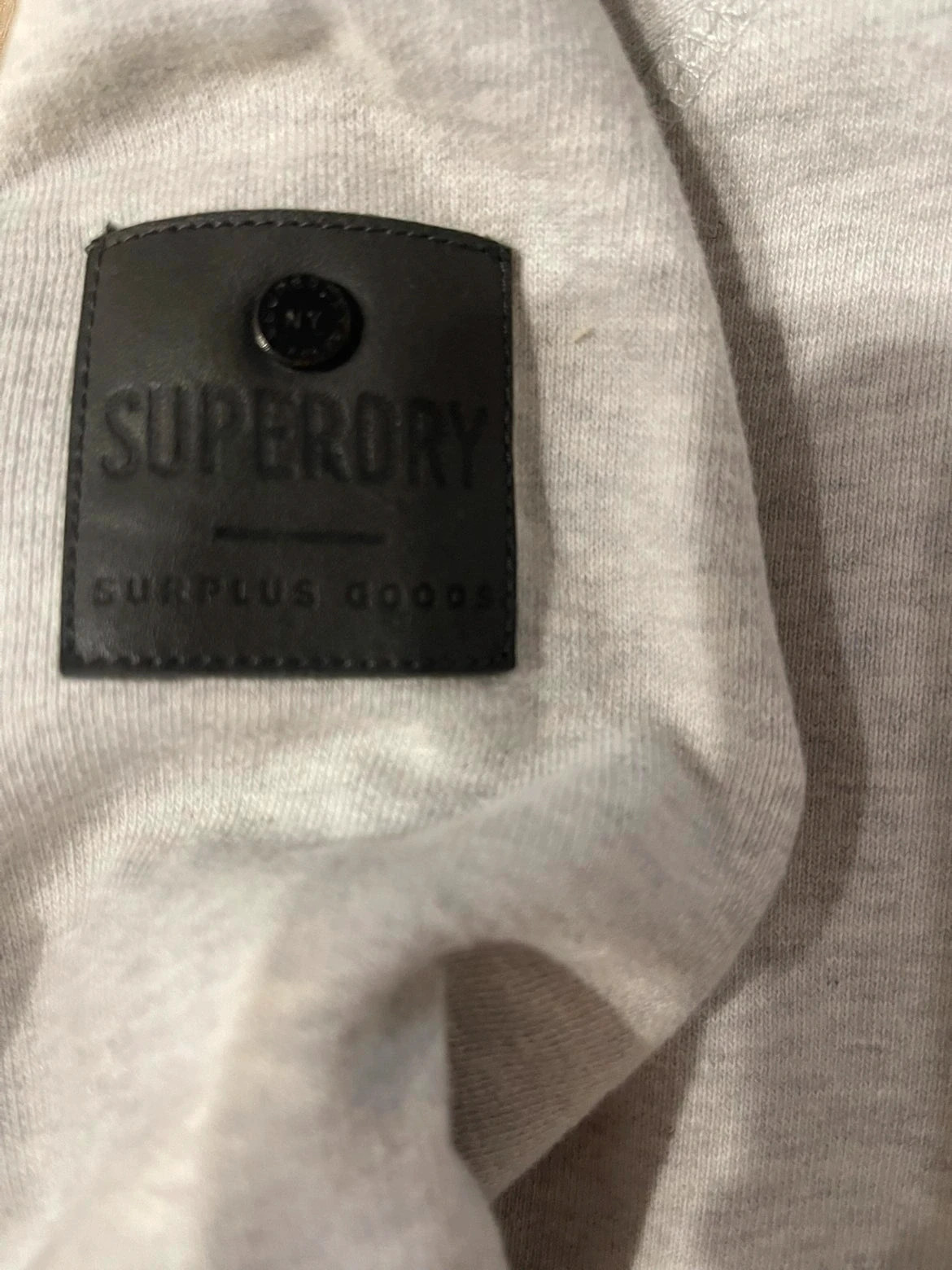 Sweat à capuche Homme Superdry gris clair – Taille L – Superdry – taille L 3