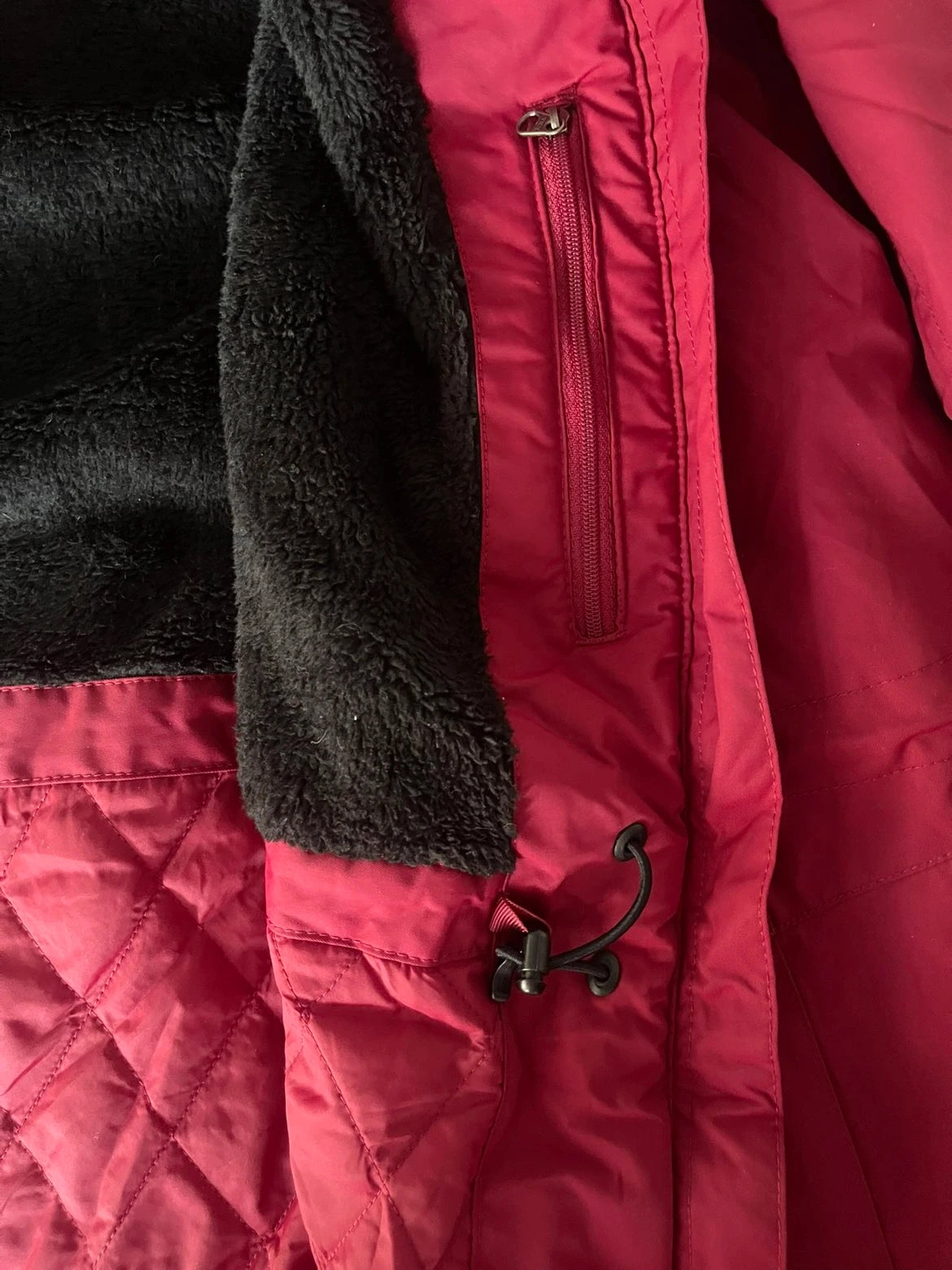 Veste / parka L.L.Bean femme 2XL – Rose foncé – Doublée polaire – L.L. Bean – taille XXL / 44 / 16 5
