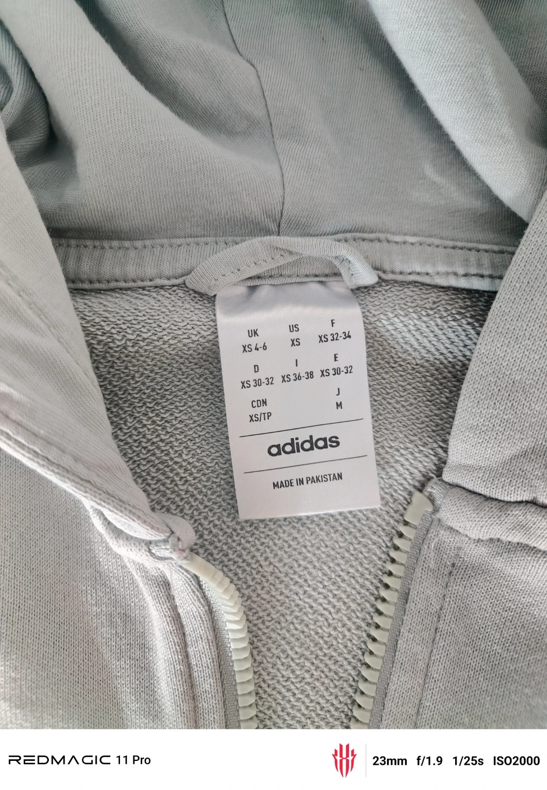 Adidas – Sweat zippé à capuche – Taille XS – adidas – taille XS / 34 / 6 3