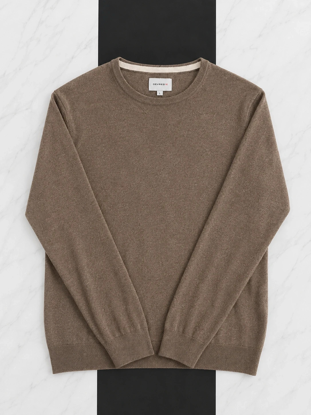Pull DEVRED 1902 – Marron taupe – Taille L – Devred – taille L 2