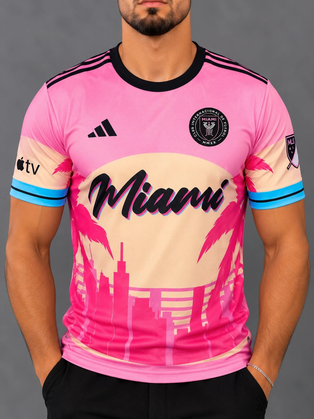 Maillot Messi 10 – Inter Miami – Rose – Taille XL – adidas – taille XL