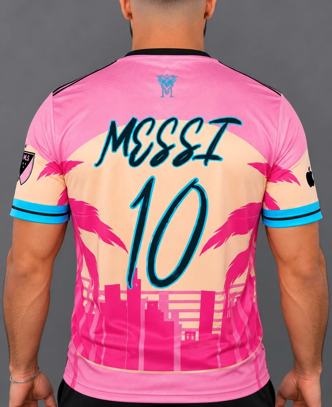 Maillot Messi 10 – Inter Miami – Rose – Taille XL – adidas – taille XL 2