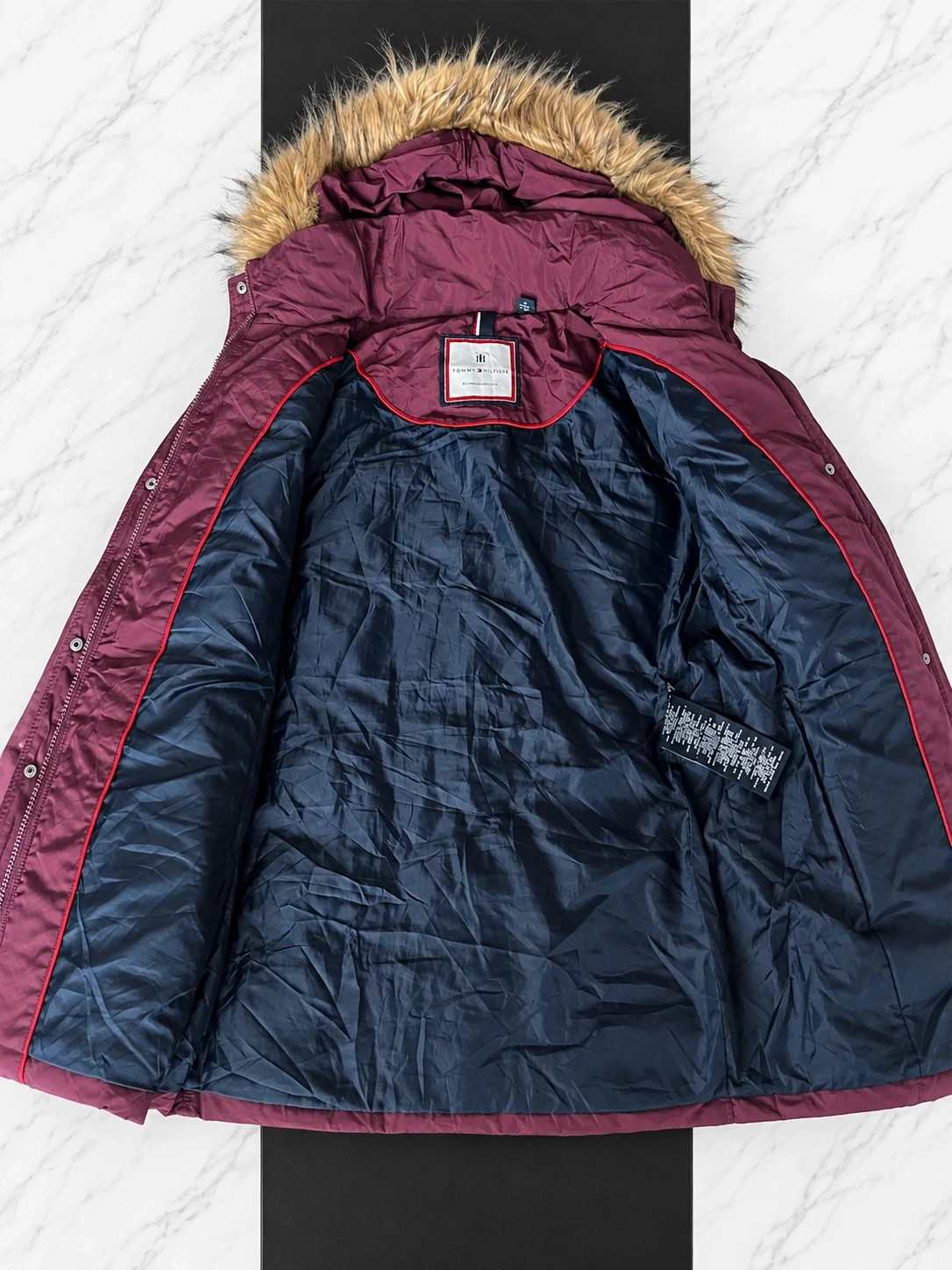 Pull Tommy Hilfiger American Heritage – Premium Cotton – Violet Prune – Taille M – Tommy Hilfiger – taille M 2