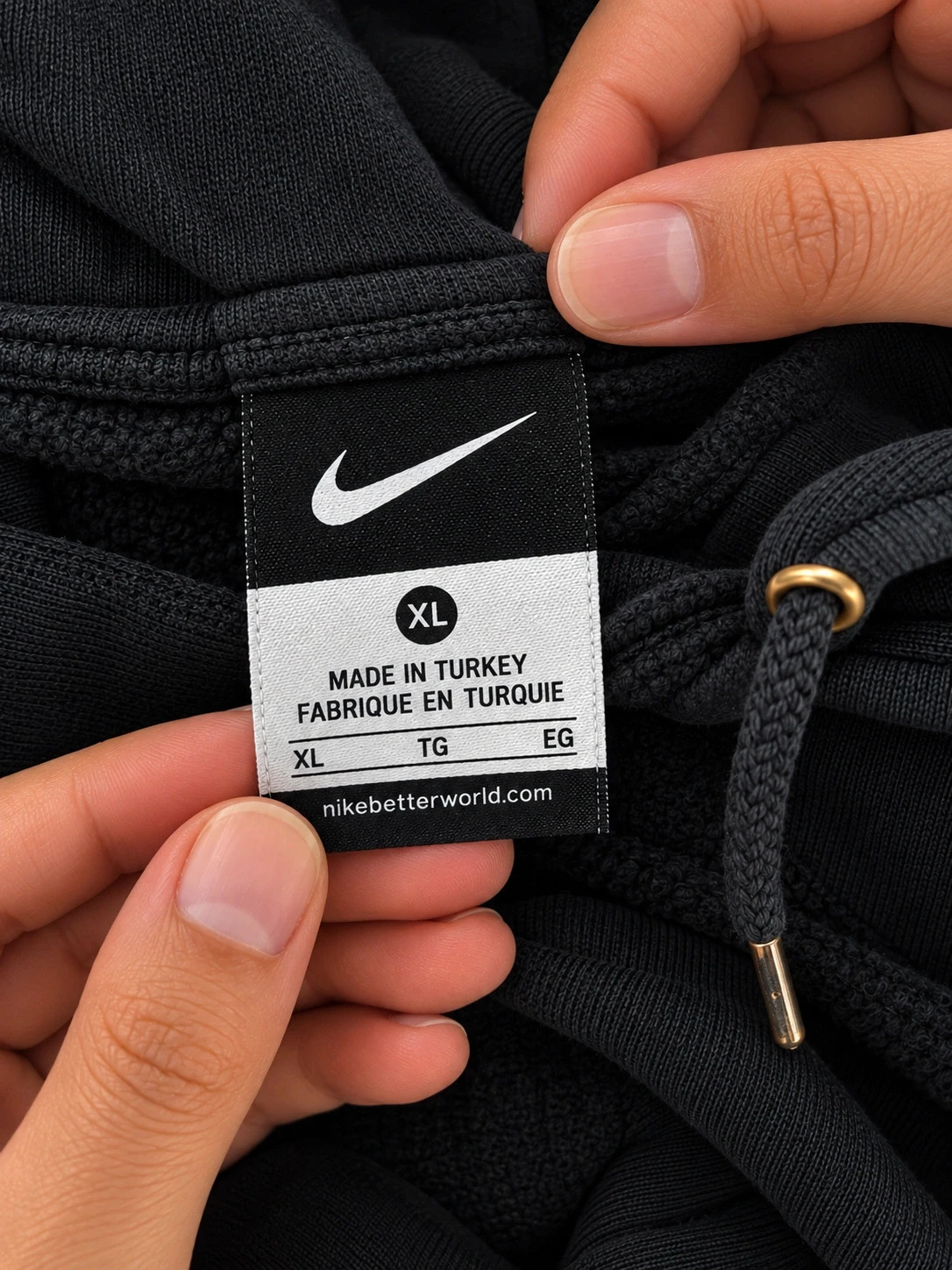 Sweat Nike à capuche bleu marine– Taille XL – Homme – Nike – taille XL 5