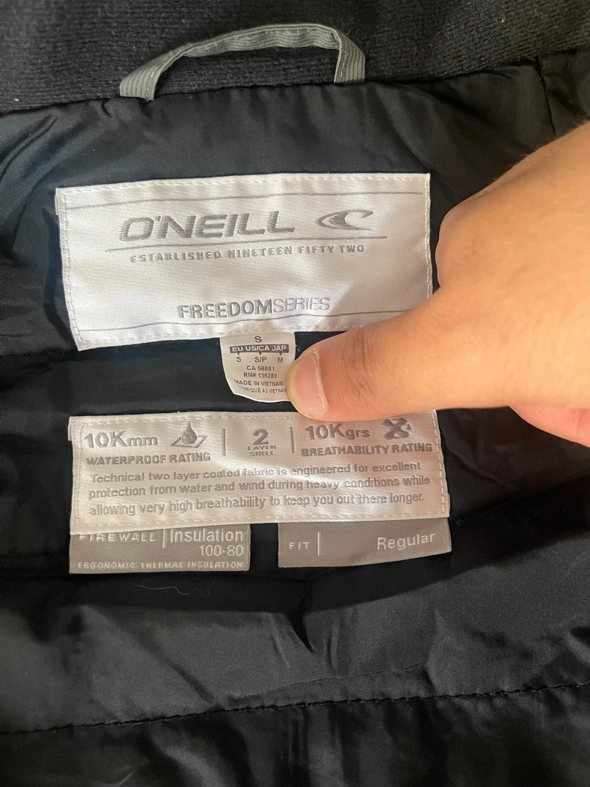 Veste O’Neill Freedom Series – Taille S – Technique / Ski / Outdoor – O'Neill – taille S 5