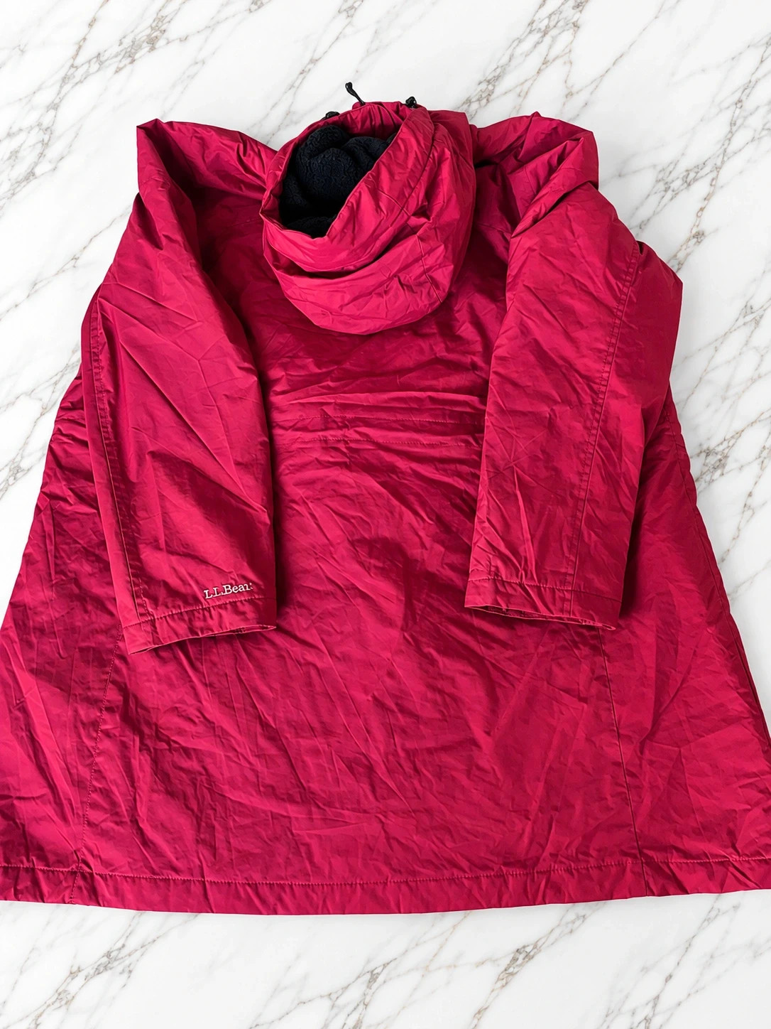 Parka L.L.Bean femme 2XL – Rose framboise – Doublée polaire – Capuche – L.L. Bean – taille XXL / 44 / 16 4