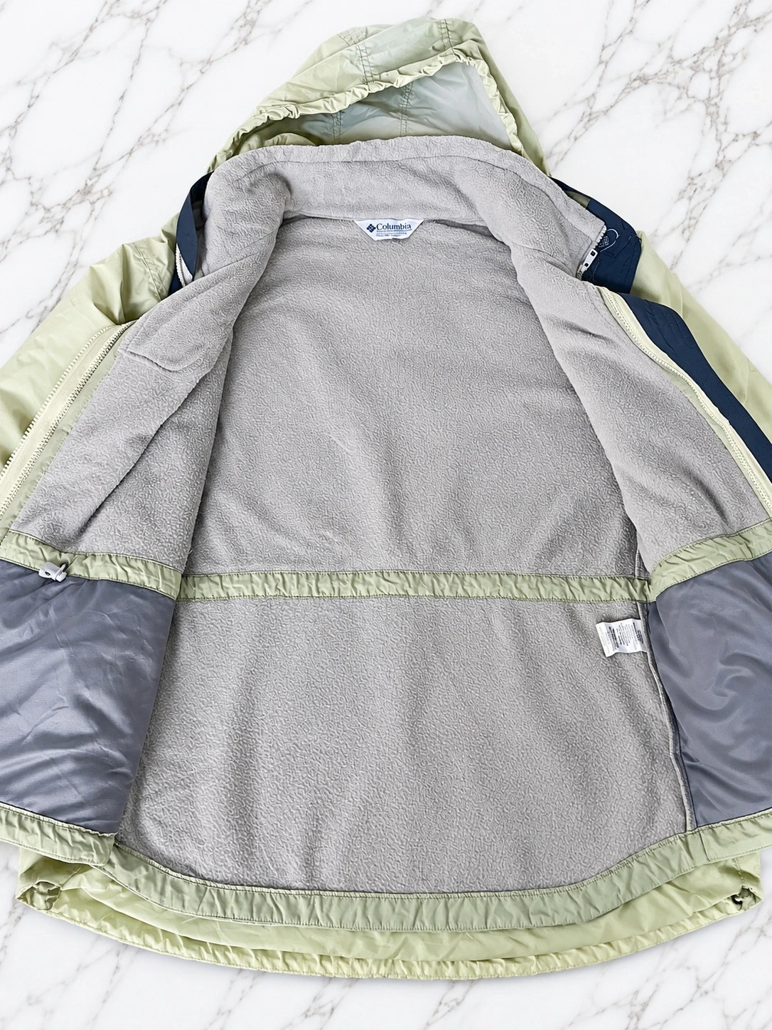 Veste Columbia Sportswear Vintage doublée polaire | Kaki clair |Taille XL – Columbia – taille XL / 42 / 14 3