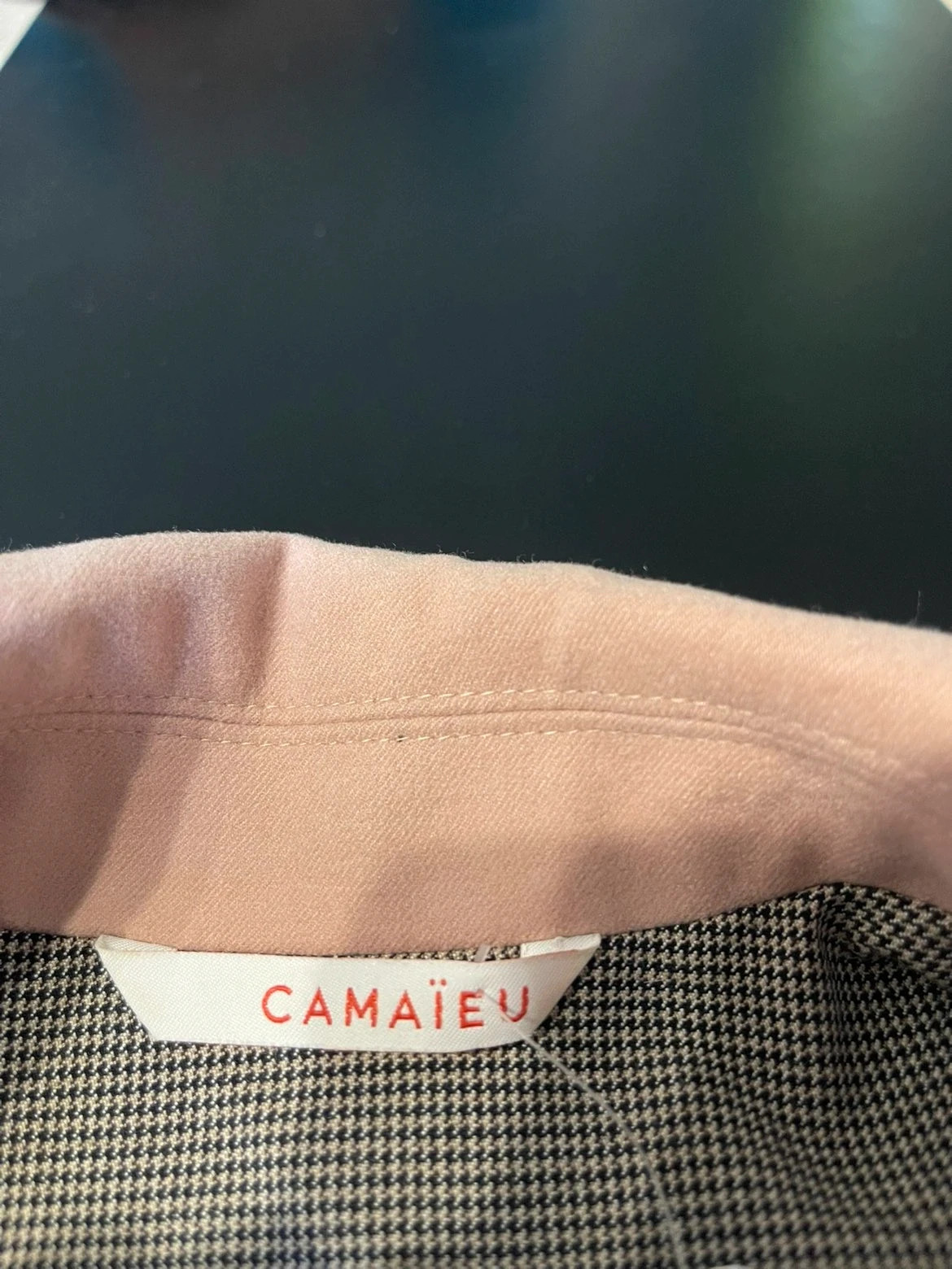 Blazer Camaïeu rose poudré – Femme – Taille 40 – Veste chic – Camaïeu – taille L / 40 / 12 3