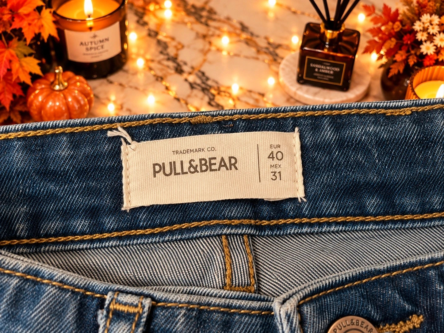 Jean Pull&Bear Skinny bleu foncé – Taille 40 – Pull & Bear – taille L / 40 / 12 3
