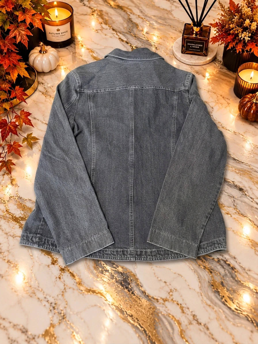 Veste en jean gris Canda C&A – Taille 44 – C&A – taille XXL / 44 / 16 2