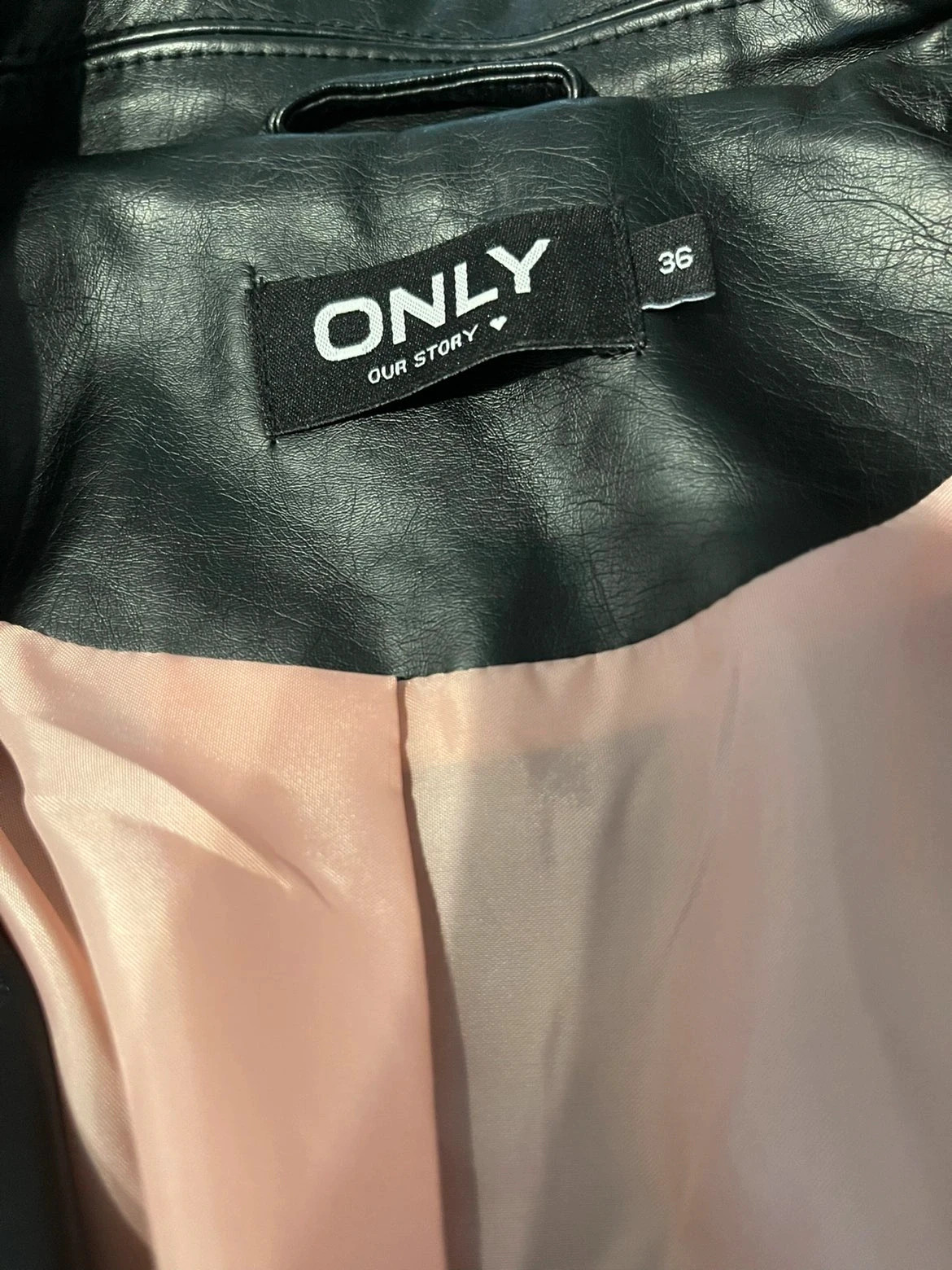 Veste perfecto ONLY noire – Taille 36 – ONLY – taille S / 36 / 8 4