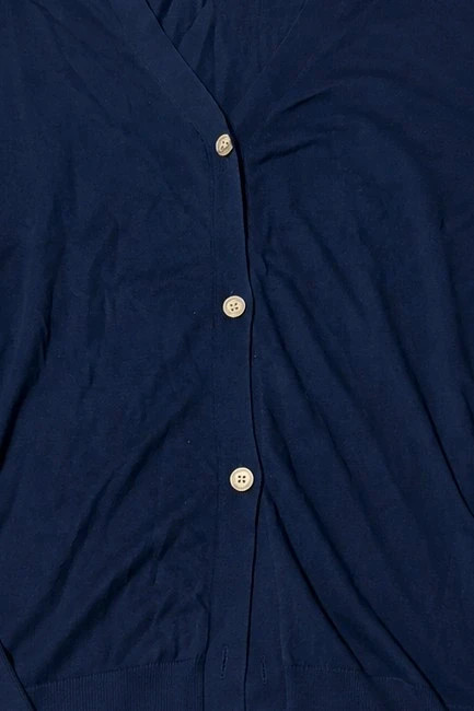 Gilet cardigan Zara bleu marine – Taille XL – Col V – Zara – taille XL / 42 / 14 4